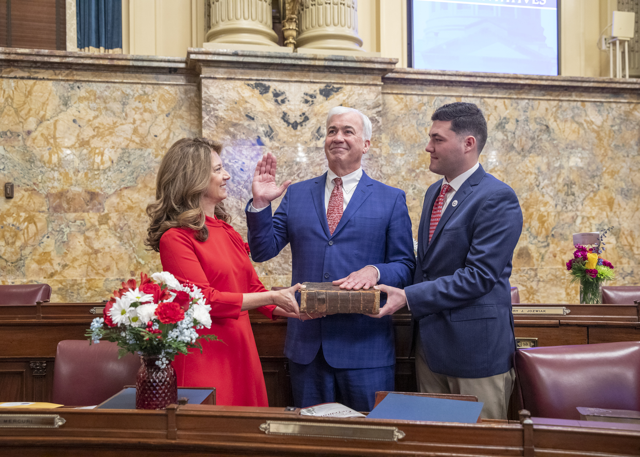 Barton Takes Oath of Office 